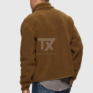Wholesale Fashion <b>Fleece</b> Zipper <b>Men's</b> <b>Jackets</b> Women Stylish <b>Sherpa</b> Padding <b>Fleece</b> <b>Jacket</b> - Product Image 2