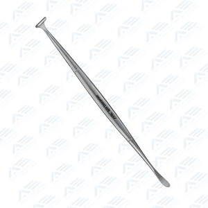 Raspatory Curved 160 mm (6,14 ") Punta afilada 11 mm de ancho Ascensor Hohmann reutilizable no estéril Instrumento médico de alta calidad - Product Image 5