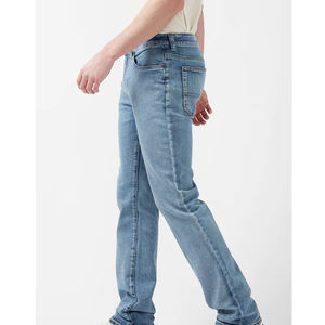 กางเกงยีนส์ทรงตรงสไตล์ลำลองสำหรับผู้ชาย ดีไซน์เนอร์แบรนด์ดัง ผ้าทอระบายอากาศได้ดี ผลิตจากผ้าฝ้าย 100% - Product Image 4