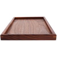 Plateau de service en bois luxueux, durable et personnalisable pour le thé, le café, les desserts et les collations