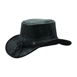 Sombrero Vaquero Plegable Estilo Western para Hombre y Mujer, Ligero, Hecho a Mano, de Ala Ancha, Resistente, Color Negro - Product Image 3