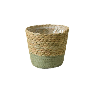 Jardinières en jute écologiques pour l'intérieur et l'extérieur, personnalisables, finition tissée moderne minimaliste, pot de plante pour la maison et le jardin BD - Product Image 6