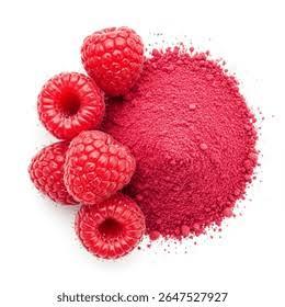 Polvo de Fruta de Frambuesa, Extraído con Solvente, 60% de Antocianinas, Extracto de Planta de Grado Alimenticio, Pigmento Rojo Natural, Uso en Todas las Estaciones - Product Image 2