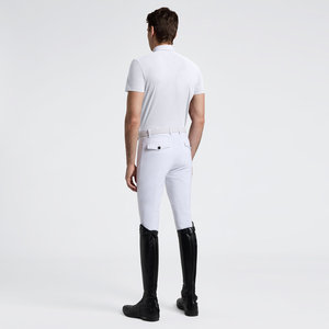 High Quality 4way Stretch Horse Riding Equestrian Shirt Top <b>Base</b> <b>Layer</b> Competition Show Shirt Polo in Soft Feel Technical Fabric - Product Image 3