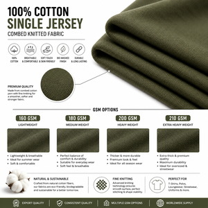 T-shirt décontracté pour homme Sangita en coton éponge 100 % vert olive, à manches courtes, col rond, coupe classique, motif lettres imprimé, écologique - Product Image 5