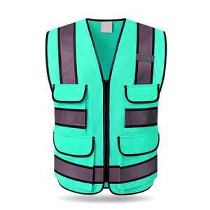 เสื้อกั๊กนิรภัยสำหรับผู้ชาย รุ่นดีไซน์เนอร์ ปี 2026 OARH INT INDUSTRY ขายส่ง ปรับแต่งได้ สะท้อนแสง หลายกระเป๋า มองเห็นได้ชัดเจน ผลิตจากผ้าฝ้าย 100% - Product Image 4
