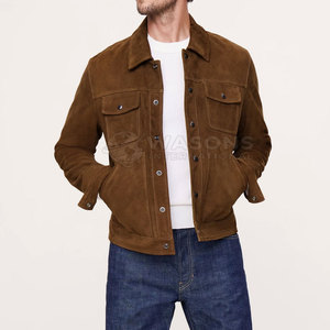 เสื้อแจ็คเก็ตแฟชั่นผู้ชายสไตล์ Trucker สีพื้น เรียบง่าย ทันสมัย เหมาะกับสตรีทแวร์ น้ำหนักเบา ใส่ได้ทุกวัน ชุดลำลองสำหรับกิจกรรมกลางแจ้ง - Product Image 2