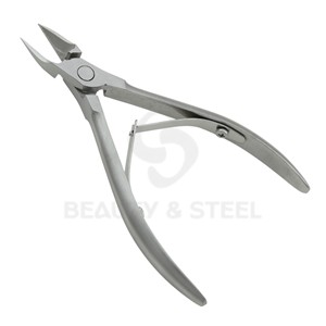 Cortador de cutículas de acero inoxidable duradero, herramienta de belleza profesional con doble resorte para el cuidado preciso de la eliminación de piel muerta - Product Image 2