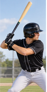 Bate de Béisbol de Madera Natural Premium con Empuñadura Envolvente Antideslizante, Bates Profesionales de Madera Dura para Entrenamiento y Práctica - Product Image 4