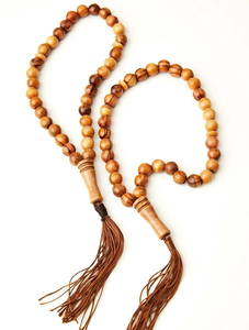 Tasbih en bois 100% naturel, de qualité supérieure, perles de prière musulmanes islamiques, à bas prix, de Muawiyah Handicraft. - Product Image 2