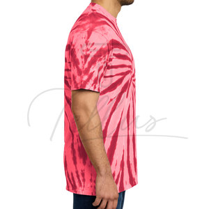 Camisetas Tie Dye Personalizadas de Alta Calidad para Mujer, Camisetas de Secado Rápido con Hombros Caídos - Product Image 4