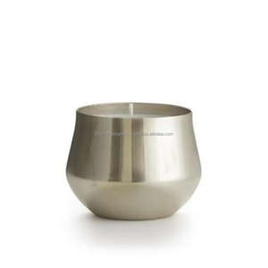 เทียนทีไลท์สีทองสำหรับงานแต่งงานโถใส่เทียนหอมภาชนะใส่ขี้ผึ้งมีกลิ่นหอมโลหะออกแบบโลโก้ได้ตามต้องการ - Product Image 6