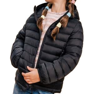 เสื้อแจ็คเก็ตกันน้ำสำหรับเด็กผู้หญิงแบบมีฮู้ดบุผ้านวม ระบายอากาศได้ดี ทันสมัย ปิดด้วยซิป เหมาะสำหรับกิจกรรมกลางแจ้ง ท่องเที่ยว และผจญภัย - Product Image 3