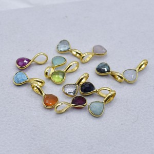 <b>Ruby</b> Gemstone Heart Pendant | Handmade Charm for DIY <b>Necklace</b> - Product Image 2