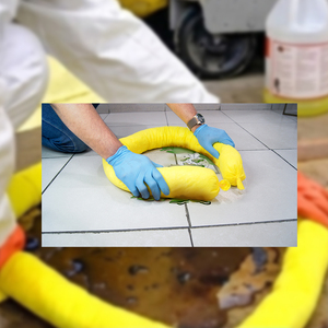 แผ่นดูดซับสารเคมีขนาดเล็ก รุ่น 400 สำหรับควบคุมการรั่วไหลของของเหลวกรด ด่าง และสารเคมีอื่นๆ ในห้องปฏิบัติการและโรงงาน - Product Image 4