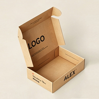 Boîte cadeau rigide écologique en carton ondulé avec logo personnalisé |   Emballage Premium pour Vêtements, Sacs, Chaussures (Biodégradable Personnalisé)