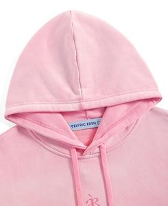 Sweat à capuche rose en polaire pour homme, 100% coton, coupe classique, avec poche, pour l'hiver, vêtement décontracté - Product Image 4