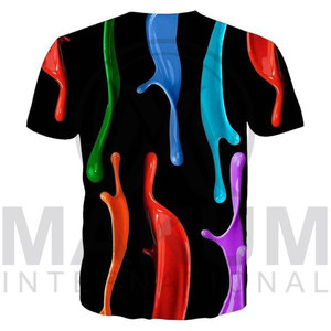 T-shirt décontracté uni à manches courtes de qualité supérieure pour hommes – Vente en gros - Product Image 2