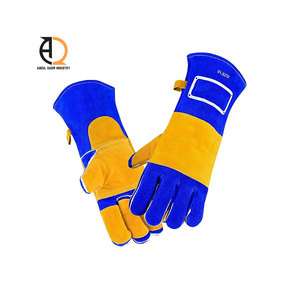 Gants de soudage en cuir résistant à la chaleur, gants de travail de sécurité robustes - Product Image 6