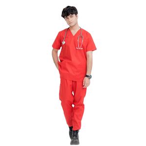 Uniforme Médico para Hombre, Traje Quirúrgico de Algodón Ligero, Suave y Transpirable, Uniforme de Trabajo para Hospital, Personalizable con Marca Privada OEM - Product Image 3