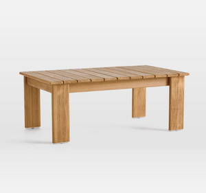 Conjunto de Sofá de Madera de Teca Moderno para Exteriores con Mesa de Centro a Juego, Diseño Tropical, Impermeable, Ecológico, para Sala de Estar, Jardín o Terraza - Product Image 3