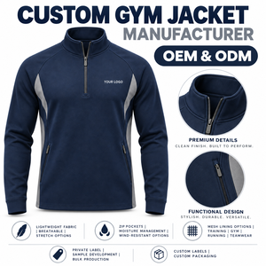 Veste technique coupe-vent en tissu extensible tissé, veste de performance pour le sport, fabrication OEM ODM, vêtements de sport pour le jogging et le fitness - Product Image 5