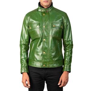 แจ็คเก็ตหนังผู้ชายสำหรับขี่มอเตอร์ไซค์ ดีไซน์ขายส่ง คุณภาพดีที่สุด ออกแบบได้ตามต้องการ ราคาขายส่ง - Product Image 1