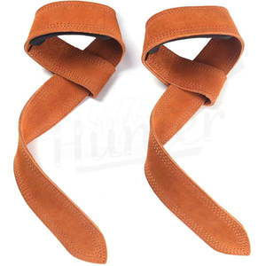 Correas de Levantamiento de Pesas Ajustables de Alta Resistencia, Cuero Vacuno Antideslizante, Soporte para Muñecas, para Entrenamiento en Gimnasio, Unisex - Product Image 1