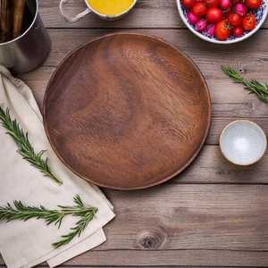 Premium Quality Wooden Plate Natural Finish Reusable Serving Dish for Meals Snacks Desserts Fruit Display and Table Decor - Product Image 5