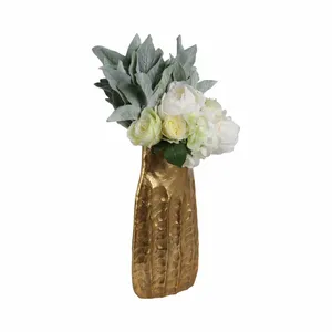 Vase décoratif en fer de qualité supérieure, design côtier, écologique, fait main, pour tables à manger/console, Noël, maison Zahid - Product Image 3