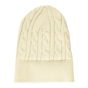 Ribbed Beanie Hat Solid Color Knit <b>Winter</b> <b>Cap</b> Unisex Adult 56-58CM Acrylic Casual Style - Product Image 6