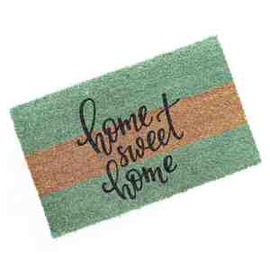 Alfombra de entrada de fibra de coco con base de PVC, antideslizante y ecológica. - Product Image 2