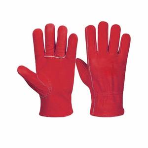 Top Quality Custom Logo Cowhide Grain Leather <b>Driving</b> <b>Gloves</b> Heavy Duty Abrasion Resistant Hand Protection Durable <b>Gloves</b> - Product Image 4