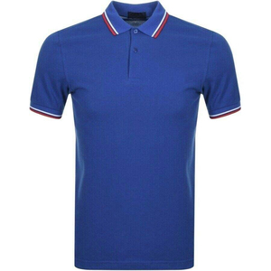 Camisa Casual de Manga Corta para Hombre, 100% Algodón Canvas, Secado Rápido, Corte Regular, Logotipo Bordado en la Parte Delantera, Cuello con Ribete Rojo - Product Image 6