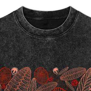 เสื้อยืดดีไซน์เนอร์คุณภาพสูงสำหรับผู้หญิง เนื้อผ้าคอตตอนหรูหรา 300GSM พิมพ์โลโก้แบรนด์ตามสั่ง เสื้อยืดดีไซน์เนอร์คุณภาพสูง - Product Image 3