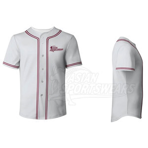 Online Sale <b>Baseball</b> Jersey Soft Touch Material Breathable Fit Practice Session Sportswear Adult Apparel Comfortable - Product Image 6