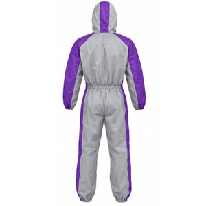 Combinaison de travail jetable, combinaison de protection non tissée intégrale avec capuche et fermeture éclair pour la construction et la peinture - Product Image 3