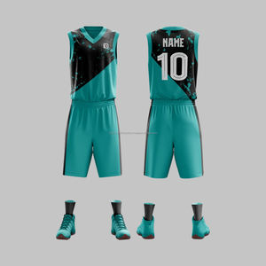 2025 nouvelle Sublimation conception personnalisée femmes basket-ball entraînement uniforme chemise ensemble réversible collège basket-ball maillot - Product Image 3