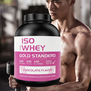 Proteína de Suero de Leche Aislada <span class=keywords><strong>ISO</strong></span> Alemana para Adultos OEM, 0g de Azúcar, 0g de Grasa, Mejora la Densidad Ósea, Sabor Vainilla - Product Image 2