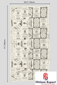 Luxury Custom Printed Square Scarf Manufacturer <b>Silk</b> Feel Fashion Hijab <b>Head</b> <b>Wrap</b> Shawl OEM ODM Custom Textile Factory India - Product Image 3