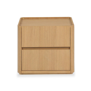 Table de <span class=keywords><strong>chevet</strong></span> moderne en bois massif avec deux tiroirs, table de <span class=keywords><strong>chevet</strong></span> minimaliste pour chambre à coucher, hôtel ou décoration intérieure - Product Image 1