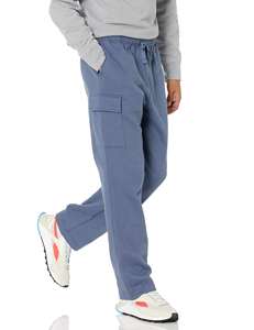 Pantalon de jogging pour homme à séchage rapide, doublé polaire laine/polyester, avec cordon de serrage, poches cargo et poches combinées, couleur unie - Product Image 1