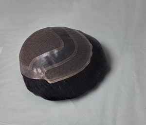 Toupet pour homme Taz Hair, 100% cheveux humains, densité 60%-150%, cheveux indiens Remy, résistant à l'eau, ondulations profondes douces - Product Image 6