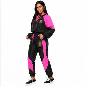 Premium Quality <b>Women</b> <b>Windbreaker</b> Tracksuit Lightweight Athletic Set For Exercise Walking And Outdoor Comfort - Product Image 5