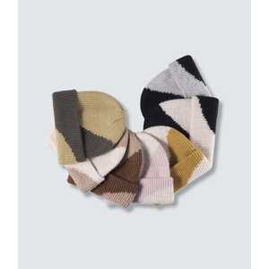 High Quality Ribbed <b>Fleece</b> Lined Winter Knitted <b>Beanie</b> Hat Pom Pom Designer Cotton Beach Wear Character Letter Printing Jilani - Product Image 1