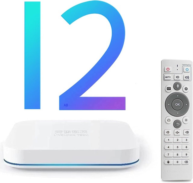 UBOX 12 Unblock TV Box 12th Gen | Official Retailer Genuine International Version | 4K HDR | Android 12 | Allwinner H618 Quad