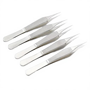 Forceps d'extraction en titane Adson pour les procédures d'implantation capillaire – Kit d'instruments chirurgicaux manuels de précision - Product Image 4