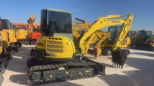 Mini-excavatrice Yanmar Vio55 d'occasion CE EPA, 5 tonnes, fabrication japonaise, système hydraulique, prête pour tous les terrains, expédition avec moteur et pompe - Product Image 3