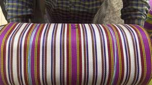 Rollo de Tela Tejida de PVC y Poliéster Reciclado para Bolsas de Compra Reutilizables, Material Ecológico de Peso Medio y Duradero para la Fabricación de Bolsas - Product Image 5