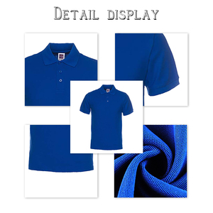 Chemises Polo pour Hommes 100% Coton Manches Courtes Couleur Unie Respirantes Coupe Classique Personnalisables avec Impression de Logo sur le Devant - Product Image 3